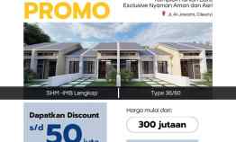 Jual Rumah Minimalis Rumah Baru Cluster Cileunyi Bandung dekat Unpad