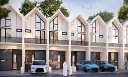 Rumah 2 Lantai Dilengkapi Carport Rooftop Free Biaya Surat di Jakart