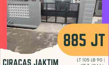 Rumah Minimalis Strategis di Ciracas Jaktim dekat LRT Ciracas