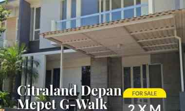 dijual rumah citraland vila taman telaga