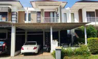 dijual rumah cluster 2 lantai full furnished siap huni