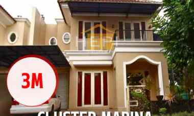 dijual rumah cluster marina