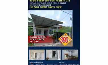 dijual rumah cluster orchid g harvest