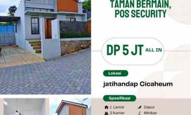 dijual rumah cluster pramartha asri