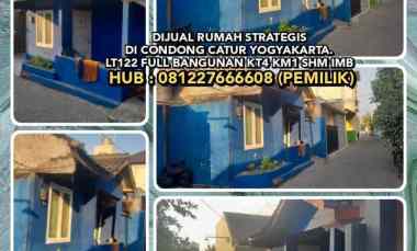Dijual Rumah Strategis di Condong Catur Yogyakarta Lt122 Full Bangunan