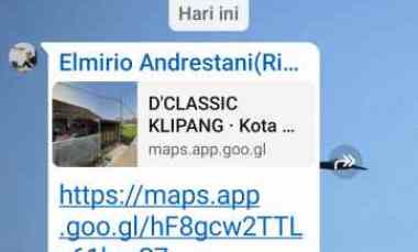 dijual rumah d classic klipang semarang