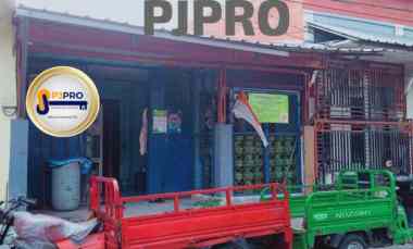 dijual rumah dan usaha pangkalan gas di harapan indah