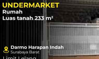 Dijual Rumah Lelang Darmo Harapan Indah Tandes Surabaya Barat SHM