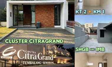 dijual rumah di cluster citra grand tembalang semarang
