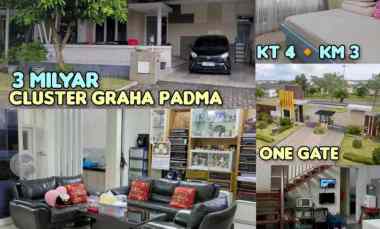 dijual rumah di cluster graha padma semarang