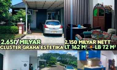 dijual rumah di graha estetika tembalang semarang