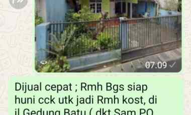 dijual rumah di jl gedung batu semarang