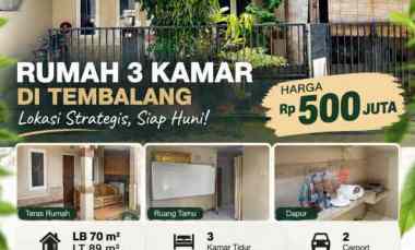 dijual rumah di kawasan tembalang semarang
