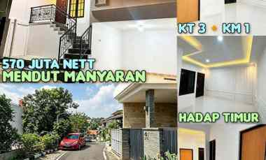 dijual rumah di mendut manyaran semarang