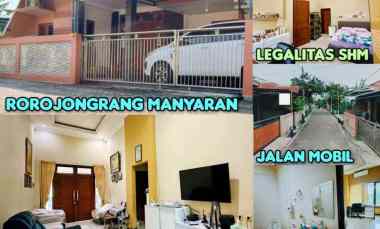 dijual rumah di roro jonggrang mayaran semarang