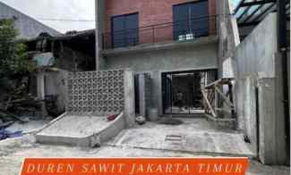 Rumah Scandinavian Duren Sawit Jakarta Timur Bonus Rooftop Furnished