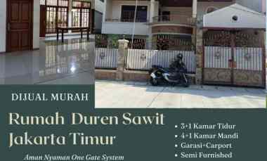 Dijual Murah Rumah Second 2 lantai Siap Huni Duren Sawit Jakarta Timur