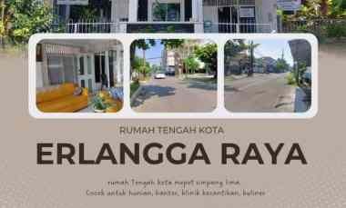 dijual rumah erlangga raya