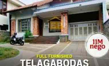 dijual rumah full furnished di telagabodas semarang
