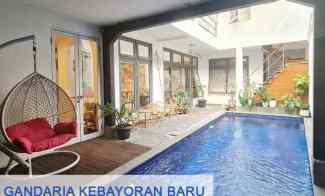 Rumah Cantik Dgn S.Pool di Gandaria Kebayoran Baru, Jakarta Selatan