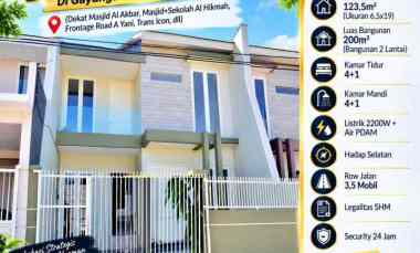 Rumah Baru Minimalis Modern Lokasi Gayungsari Surabaya Selatan
