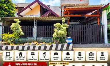 Rumah Murah Hitung Tanah di Gayungsari Surabaya Selatan