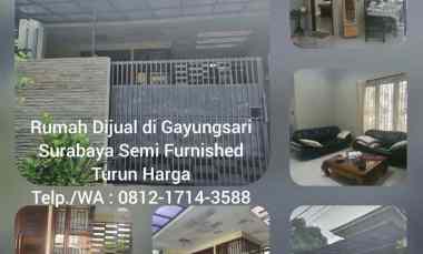 Rumah Dijual Gayungsari Surabaya Turun Harga, 0812.1714.3588
