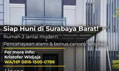 dijual rumah gladstone grand pakuwon