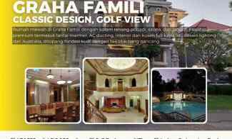 Rumah Mewah Graha Famili Design Classic Golf View, Kolam Renang, Sauna