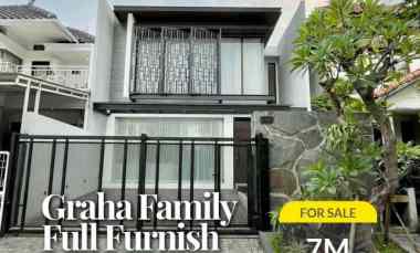 Dijual Rumah Mewah Graha Family Full Furnish Surabaya Barat