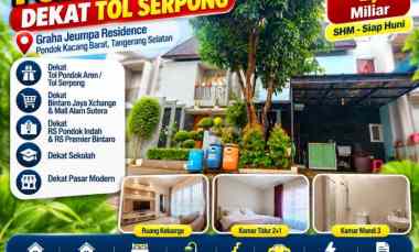 dijual rumah graha jeumpa residence kav