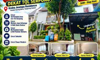 dijual rumah graha jeumpa residence kav