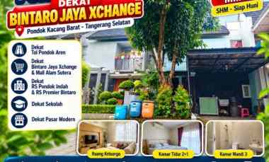 Rumah Dijual Pondok Aren dekat Bintaro Jaya Xchange, SHM