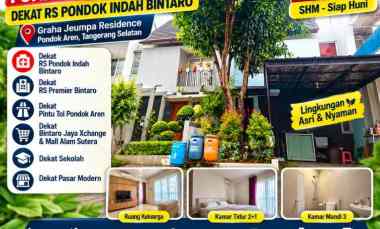 dijual rumah graha jeumpa residence kav