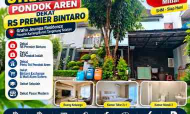 dijual rumah graha jeumpa residence kav