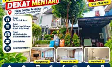 dijual rumah graha jeumpa residence kav
