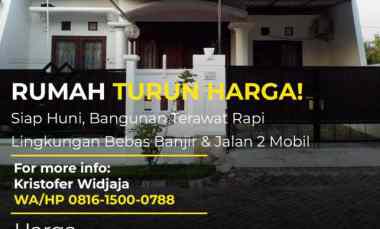 Dijual Rumah Graha Sampurna Indah Wiyung Surabaya Barat Dimensi 9x15 S