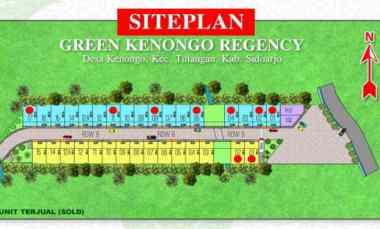dijual rumah green kenongo regency