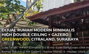 dijual rumah greenwood citraland