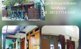Rumah Dijual di Griya Kebraon Surabaya Hook 2 Lantai Turun Harga