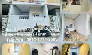 Rumah Murah Gunung Anyar Surabaya 3 Lantai Turun Harga, 0812.1714.3588