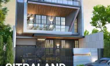 Rumah Baru Citraland Alam Hijau New Desain Rooftop -Row Jalan 4 Mobil