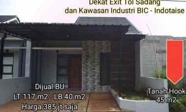 dijual rumah jalan alternatif kawasan