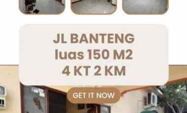 dijual rumah jalan banteng