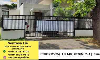 Dijual 300 m2 Rumah Komersial Citraland Raya Bukit Palma Classica