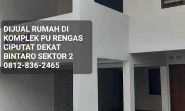 Rumah Dijual di Komplek PU Rengas Ciputat dekat Bintaro Sektor 2 SHM