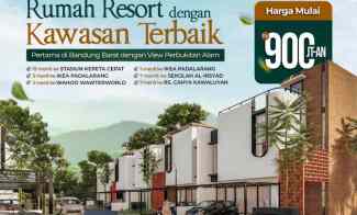 Rumah Konsep Resort Eksklusif dengan Fasilitas Premium di Bandung