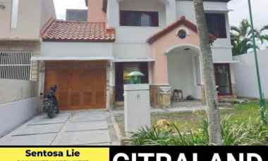 dijual rumah jalan crystal golf citraland