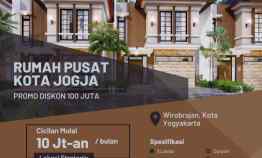 Rumah Jogja Kota dekat Jokteng Kulon Galeria Mall JCM Pasar Klithikan