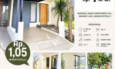 dijual rumah jalan northwest hill
